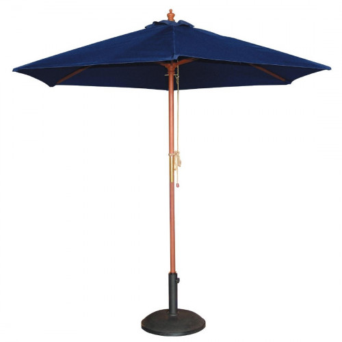 Bolero Navy Blue Round - 3000mm Dia Pulley Parasol