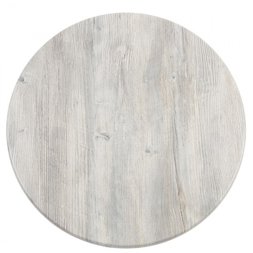 Werzalit Round 600mm Table Top (Ponderosa White 178) (B2B)