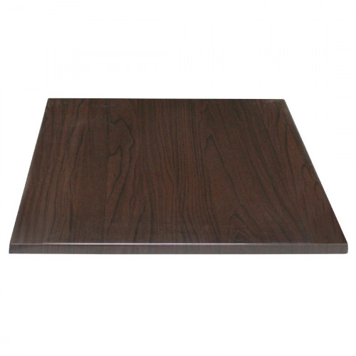 Bolero Square Table Top Dark Brown 600mm per each