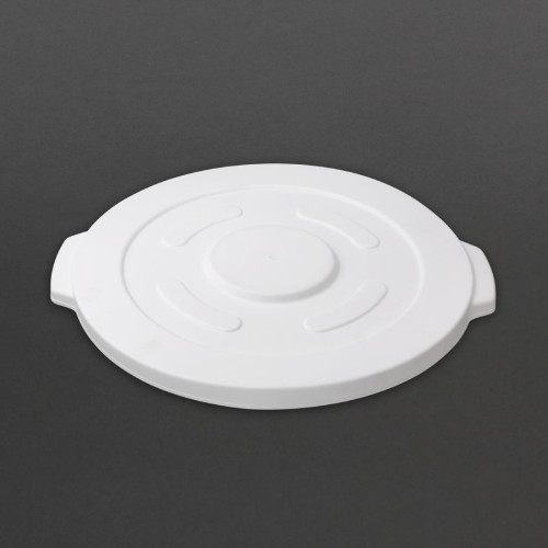 Vogue Round Container Lid White - 38Ltr