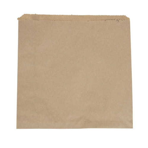 Vegware Sandwich Bag Kraft - 8 1/2x8 1/2" (Box 1000)