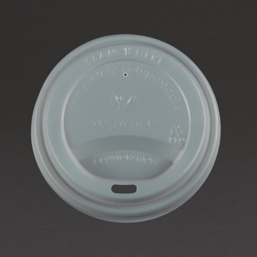 Vegware Hot Cup Lids 12 and 16oz