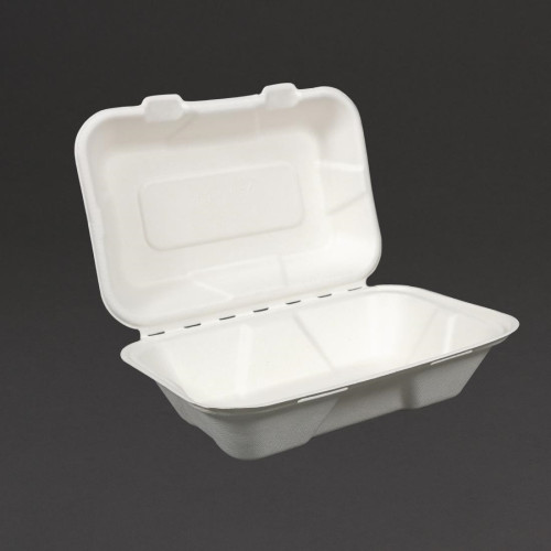 Vegware Clamshell Hinged Meal Boxes