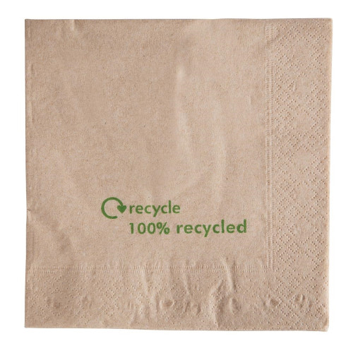 Napkin Kraft 100% Recycled - 33x33cm (Box 2000)