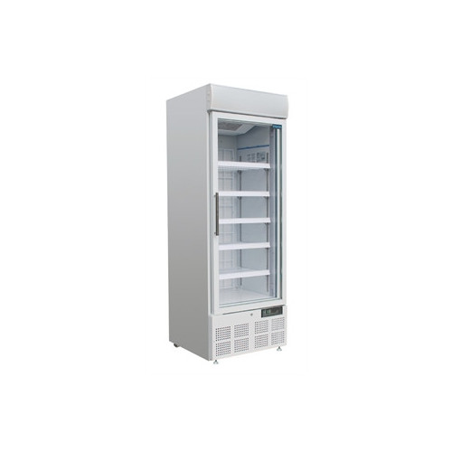 Polar Single Door Display FREEZER with Light Box - 412Ltr