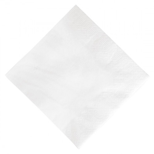 Duni Lunch Napkin 3ply 33cm White per 1000