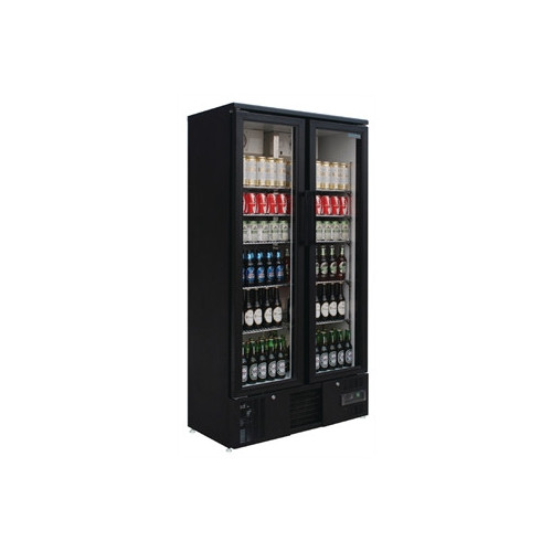 Polar REFRIGERATED Double Door Upright Back Bar Cooler Hinged