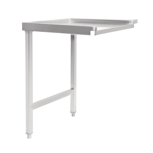 Vogue Pass Through Dishwash Table Left - 880x600x650mm