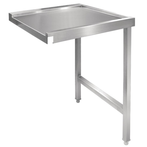 Vogue Pass Through Dishwash Table Right - 880(h) x 600(w) x 650mm(d)