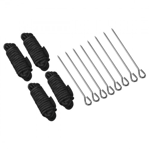 Bolero Set of Pegs (8) and Ropes (4) for GJ770 Aluminium Gazebo