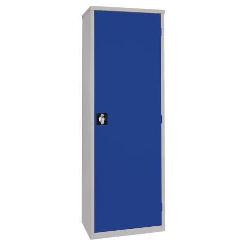General Storage Cupboard Blue Slim - 1830x641x457mm (Direct)