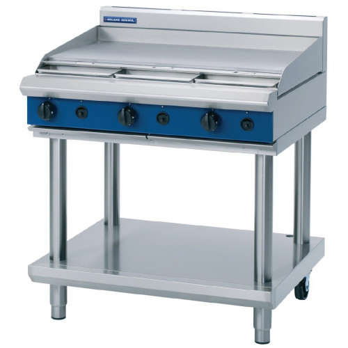 Blue Seal Evolution Cooktop Griddle Burner 900mm on Stand Nat Gas (Direct)