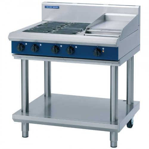 Blue Seal Evolution Cooktop 4 Burner/1 Griddle Electric on Stand 900mm (Direct)