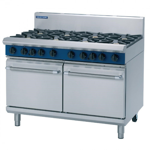 Blue Seal Evolution 8 Burner Double Static Oven LPG - 1200mm (Direct)