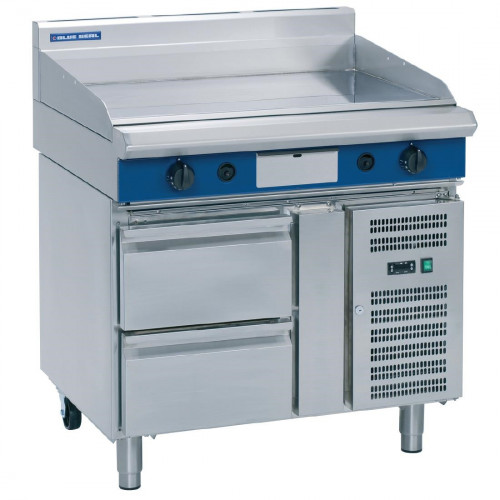 Blue Seal Evolution Griddle Refrigerated Base LPG - 900mm (Direct)