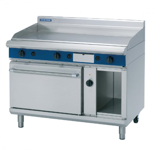Blue Seal Evolution Chrome Griddle LPG with Elec Convection Oven 1200mm(Direct)