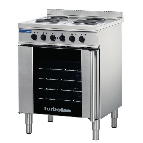 Blue Seal Turbofan Convection Oven & 4 Element Cooktop - 4 x 1/1 GN (Direct)