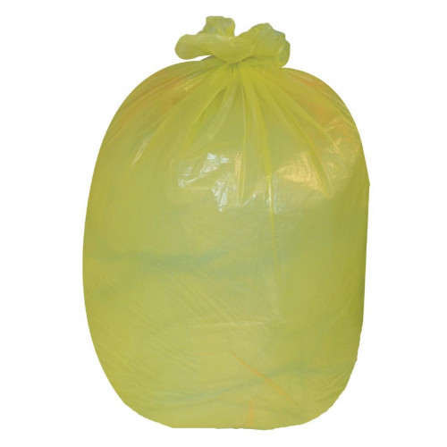 Jantex Bin Bags Yellow Pack of 200