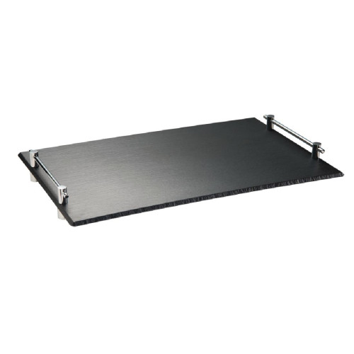APS Slate Effect Melamine Stacking Tray - GN1/1 530x325x60mm 21x12.75x2.5"