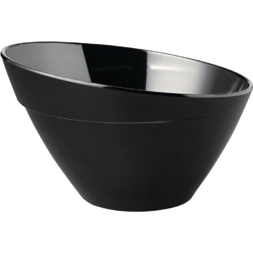 APS Balance Bowl Melamine Black - 2.5Ltr 245(dia)x150mm 9.5x6"