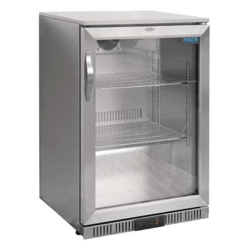 Polar REFRIGERATED Single Door Back Bar Cooler St/St exterior Alu Interior