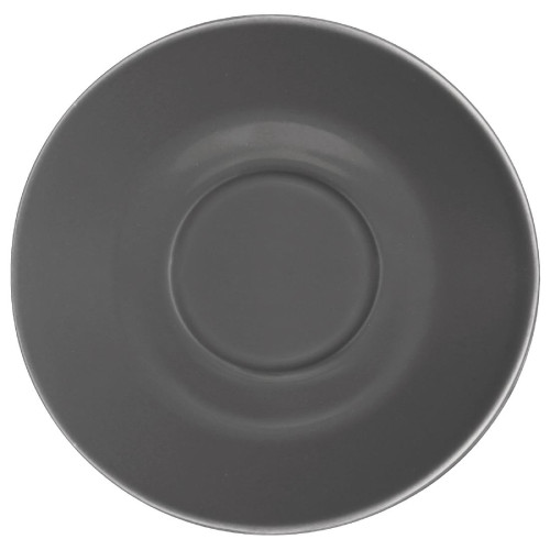 Olympia Cafe Saucers Charcoal per 12