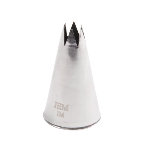 PME Small Open Star Piping Nozzle 10mm #1 Per Each