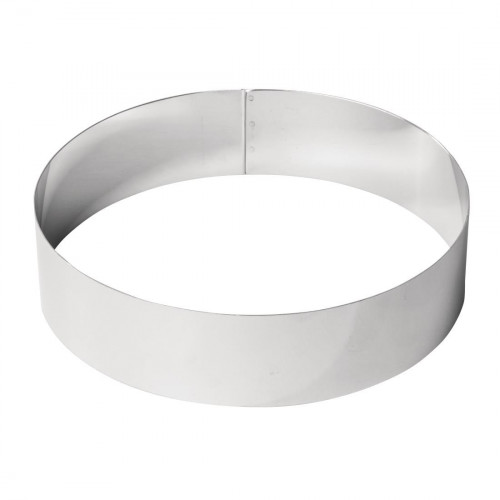 De Buyer St/St Mousse Ring - 240mm dia x 60mm(H)
