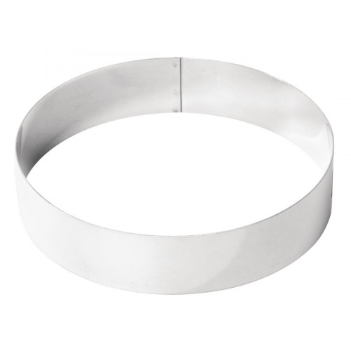 De Buyer St/St Mousse Ring - 200mm dia x 45mm (H)