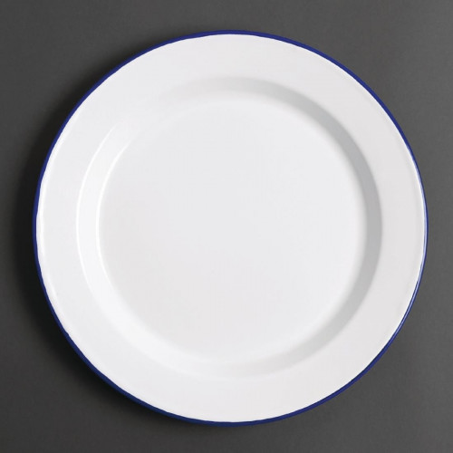 Olympia Enamel Dinner Plate 245mm Pack of 6