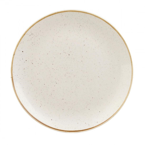 Churchill Stonecast Barley Coupe Plate White - 288mm 11" (Box 12) (Direct)