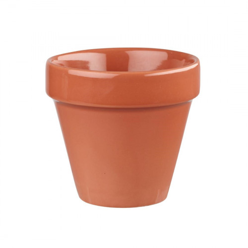 Churchill Bit On The Side Plant Pot Paprika - 48.3cl 17oz (Box 6) (Direct)