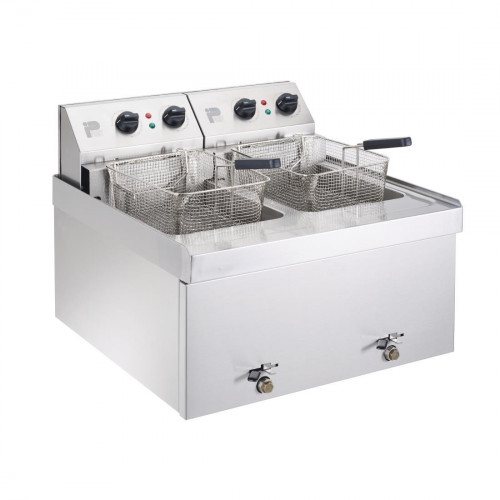 Parry Table Top Fryer Double, 2 x 9Ltr 2 x 9kW (Direct)