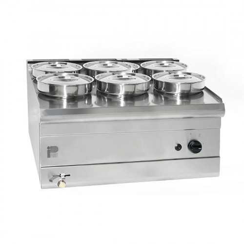 Parry 6 Pot Bain Marie Wet Heat 3kW (Direct)