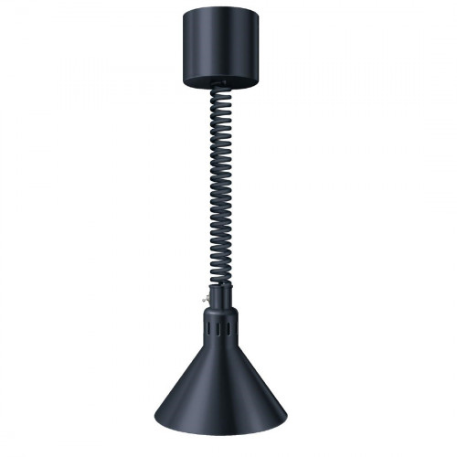 Hatco Decorative Heat Lamp DL775 Shade Style Bold Black Retractable (Direct)
