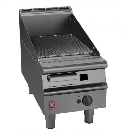 Falcon Dominator Plus 400mm Wide Ribbed Griddle NAT (Direct)
