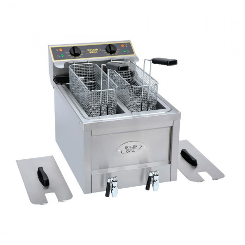 Roller Grill Fryer Double 8Ltr Electric (Direct)