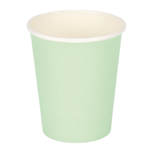 Fiesta Hot Cups Single Wall Aqua - 228ml (8oz) (Sleeve 50)