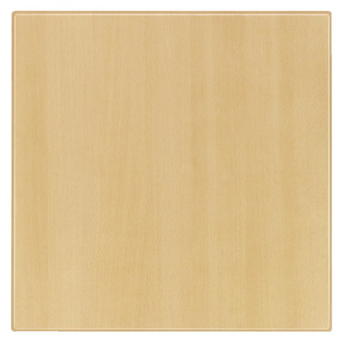 Werzalit Square 800mm Table Top (Planked Beech 019) (B2B)
