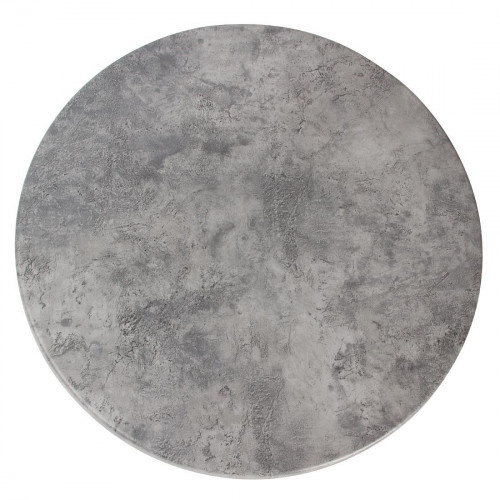 Werzalit Round 700mm Table Top (Concrete 241) (B2B)