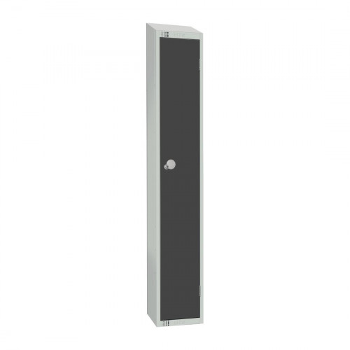 300mm Deep Locker 1 Door Coin Return Graphite Grey1950x300mm sloping top(Direct)