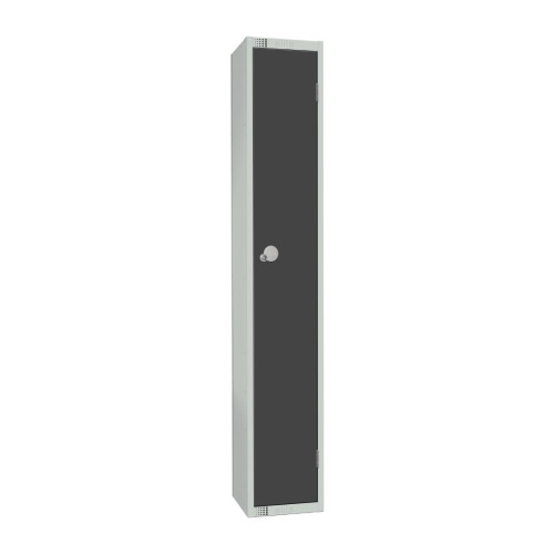 450mm Deep Locker 1 Door Padlock Graphite Grey - 1800x300x450mm (Direct)