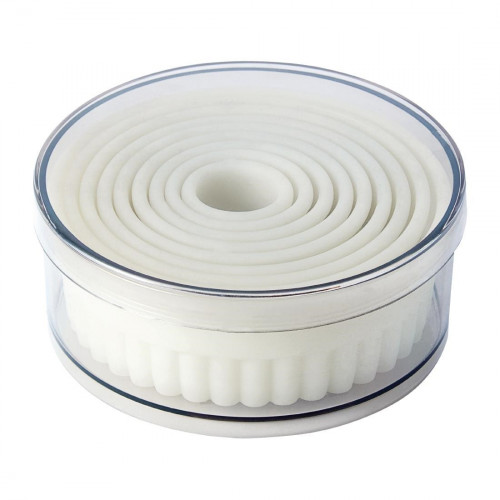 Schneider Set of Round Serrated Pastry Cutters Up To + 160degC