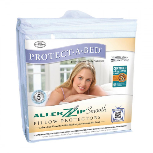 Comfort Allerzipsmooth Pillow Protector - One Size 50x75cm