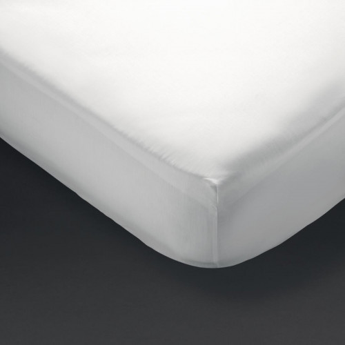 Comfort Percale Fitted Sht White - King 152x200cm