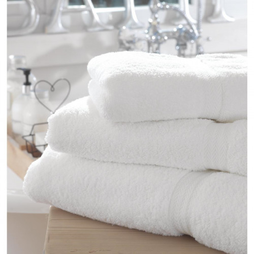 Comfort Riviera Towels White - Bath Towel 70x137cm