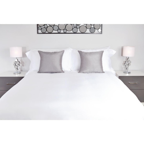 Luxury Savoy Fitted Sht White - Single 93x196x30cm
