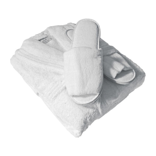 Curzon Bathrobe and Slipper Set Large