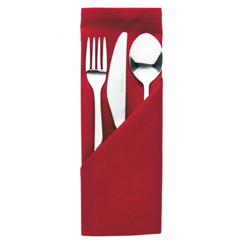 Essentials Occasions Napkin Burgundy - 51x51cm (Pack 10)