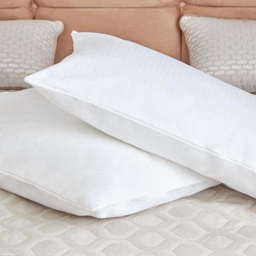 Luxury Pillowshield Pillow Protectors Zipped White - 48x75cm (Pair)